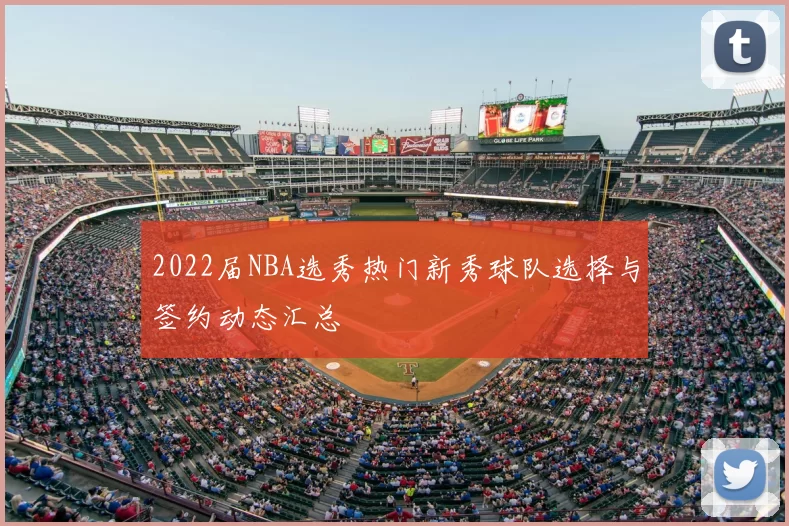 2022届NBA选秀热门新秀球队选择与签约动态汇总
