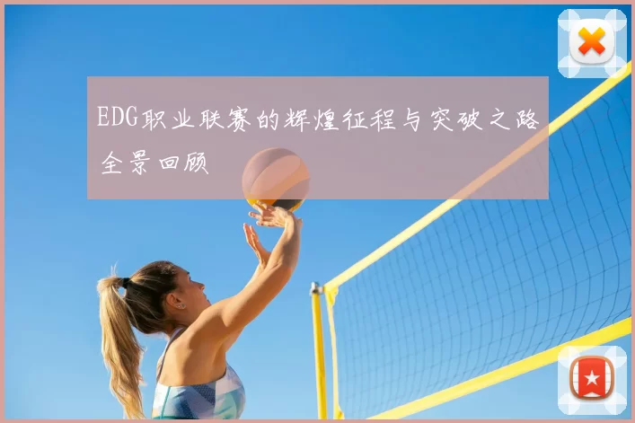 EDG职业联赛的辉煌征程与突破之路全景回顾